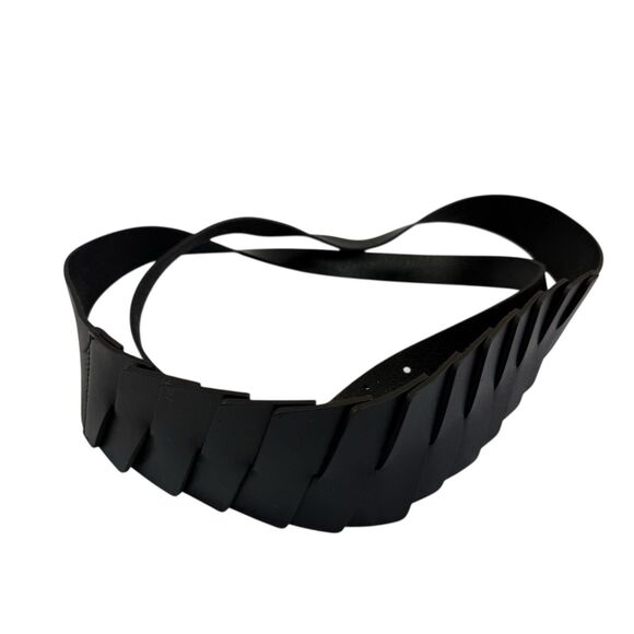 All Saints Weslie Leather Wrap Belt Wide Women Medium Large 68\